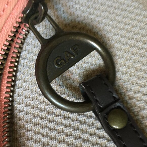 GAP Y2K Coral Pink 100% Cotton Canvas Shoulder Bag - Picture 8 of 16